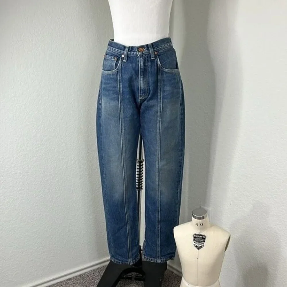 esby Lindsey Jean Decade Wash Front Seam Jeans - Picture 4 of 11